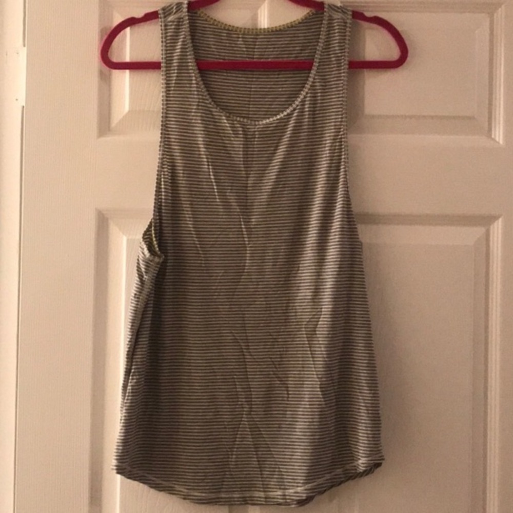 Gray Stripes Lulu Tank